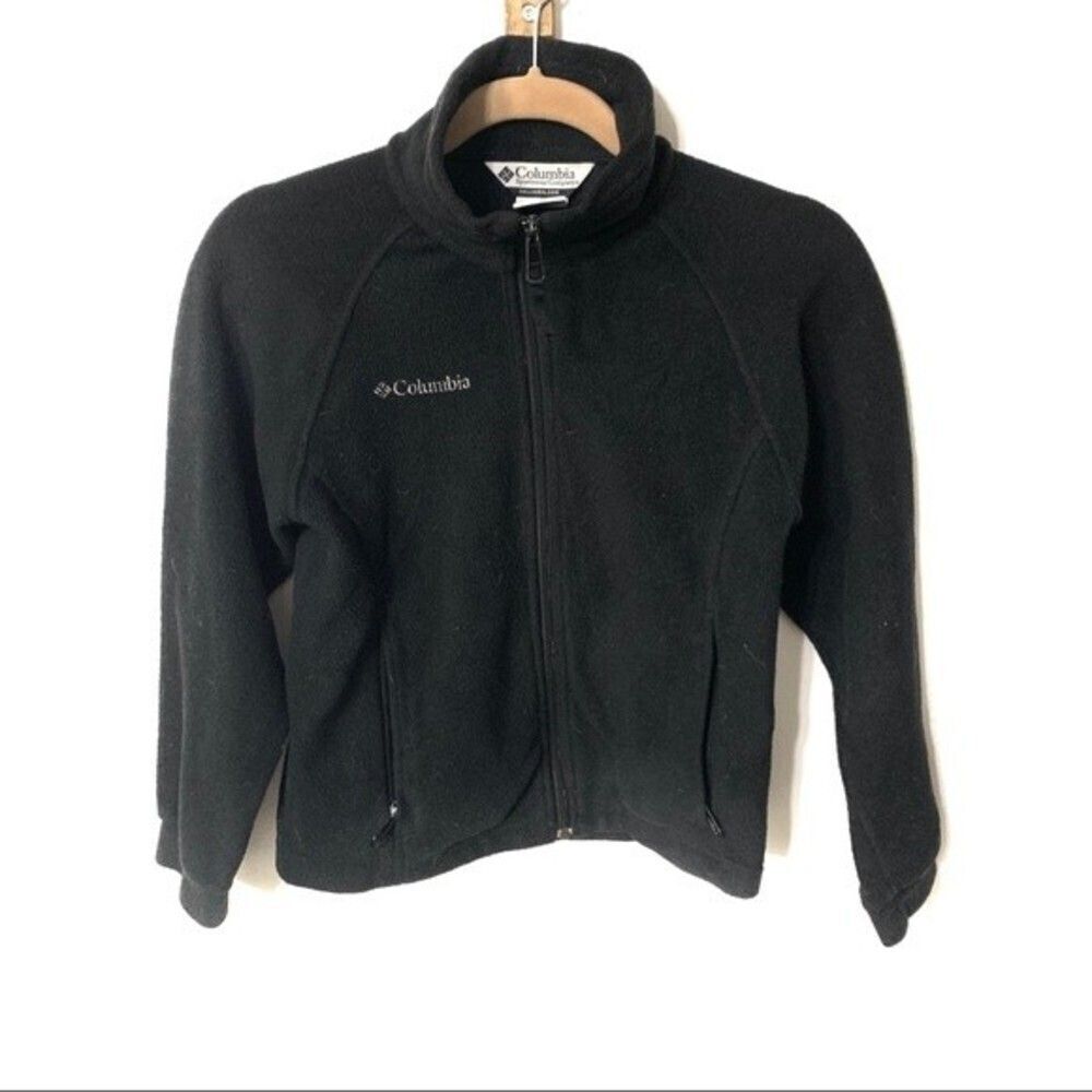 COLUMBIA | black fleece youth 10/12 jacket
